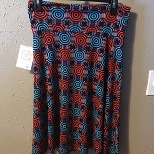 NWT Lularoe Azure Skirt- Medium